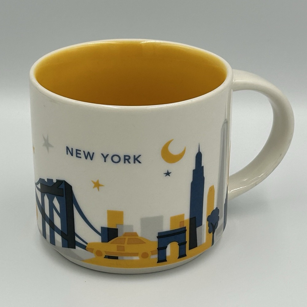 Starbucks You Are Here Collection New York 14 oz Coffee Mug City Skyline